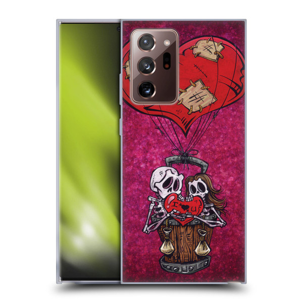David Lozeau Colourful Grunge Day Of The Dead Soft Gel Case for Samsung Galaxy Note20 Ultra / 5G