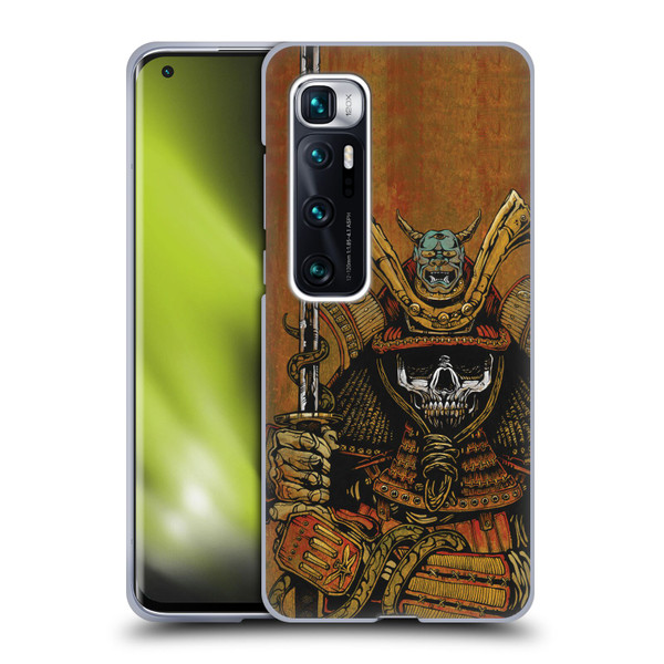 David Lozeau Colourful Grunge Samurai Soft Gel Case for Xiaomi Mi 10 Ultra 5G