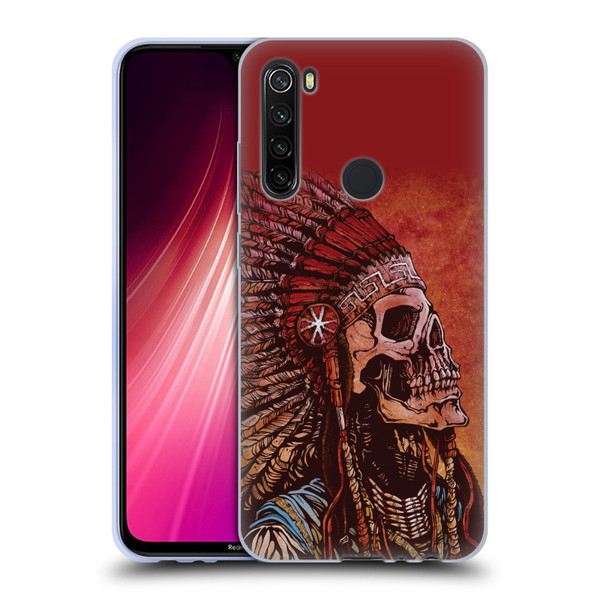 David Lozeau Colourful Grunge Native American Soft Gel Case for Xiaomi Redmi Note 8T