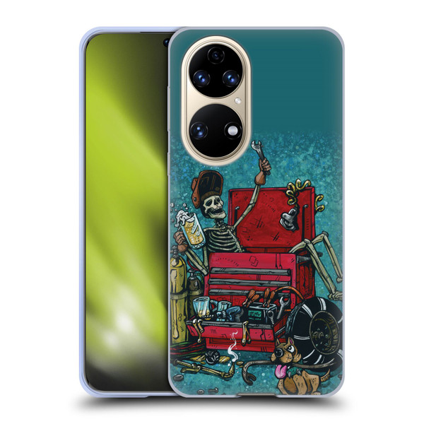 David Lozeau Colourful Art Garage Soft Gel Case for Huawei P50
