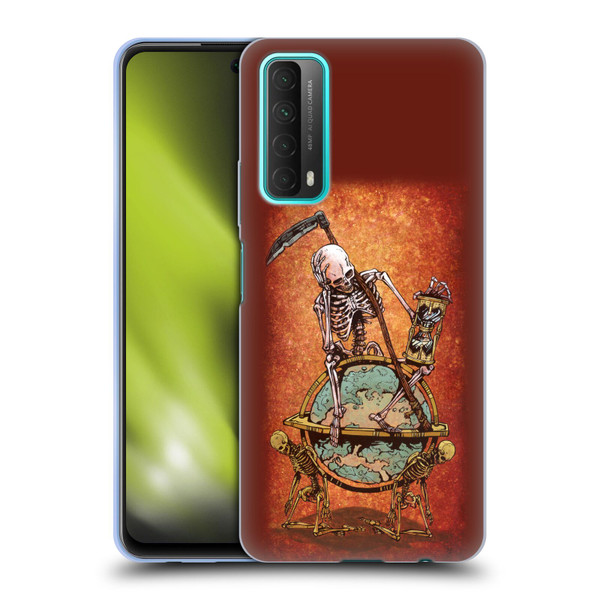 David Lozeau Colourful Art Memento Mori Soft Gel Case for Huawei P Smart (2021)