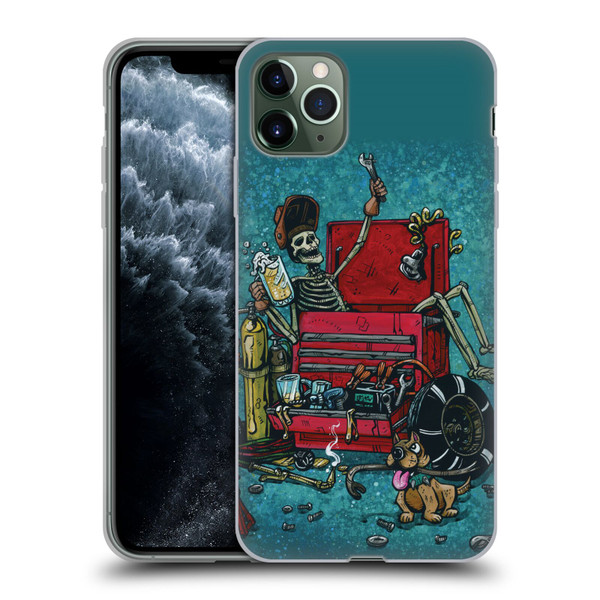 David Lozeau Colourful Art Garage Soft Gel Case for Apple iPhone 11 Pro Max