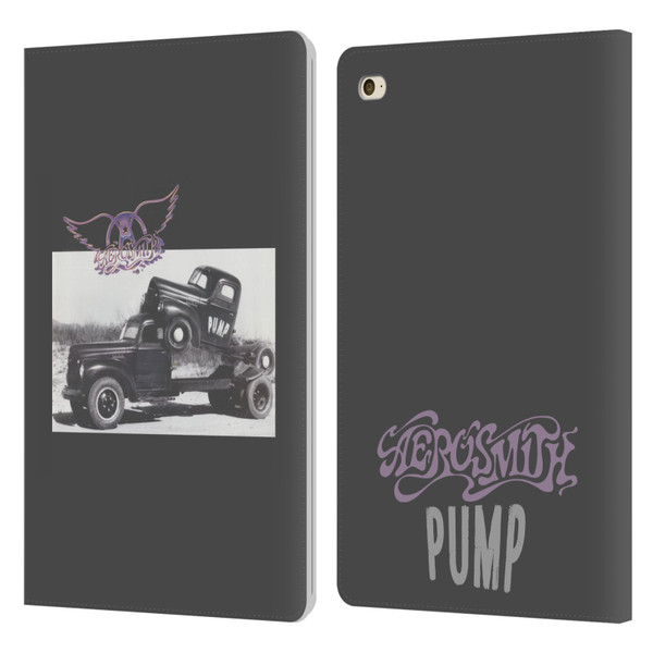 Aerosmith Black And White The Pump Leather Book Wallet Case Cover For Apple iPad mini 4
