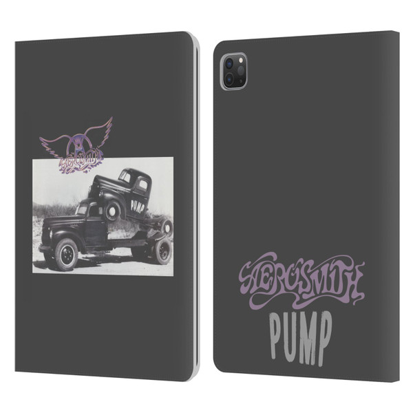 Aerosmith Black And White The Pump Leather Book Wallet Case Cover For Apple iPad Pro 11 2020 / 2021 / 2022