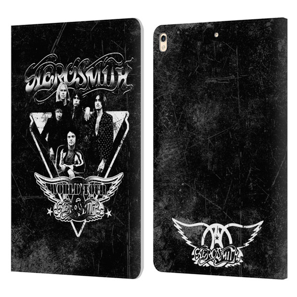 Aerosmith Black And White World Tour Leather Book Wallet Case Cover For Apple iPad Pro 10.5 (2017)