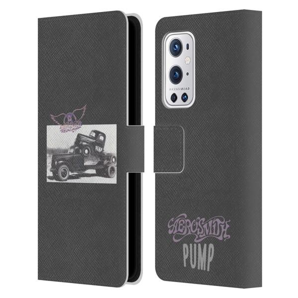 Aerosmith Black And White The Pump Leather Book Wallet Case Cover For OnePlus 9 Pro