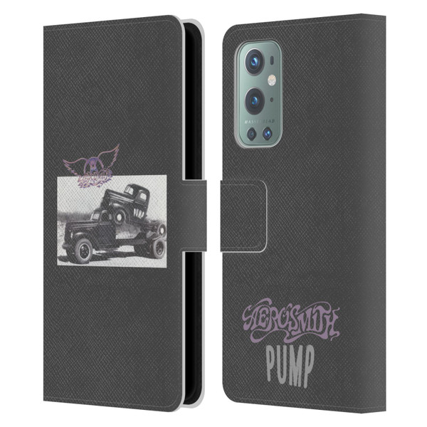 Aerosmith Black And White The Pump Leather Book Wallet Case Cover For OnePlus 9