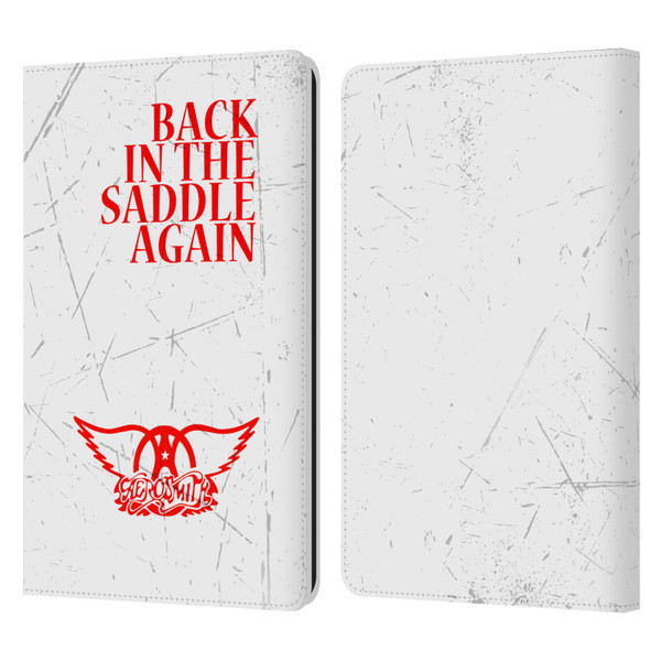 Aerosmith Classics Back In The Saddle Again Leather Book Wallet Case Cover For Amazon Kindle Paperwhite 1 / 2 / 3