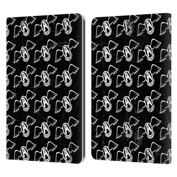Aerosmith Classics Logo Pattern Leather Book Wallet Case Cover For Amazon Kindle Paperwhite 1 / 2 / 3