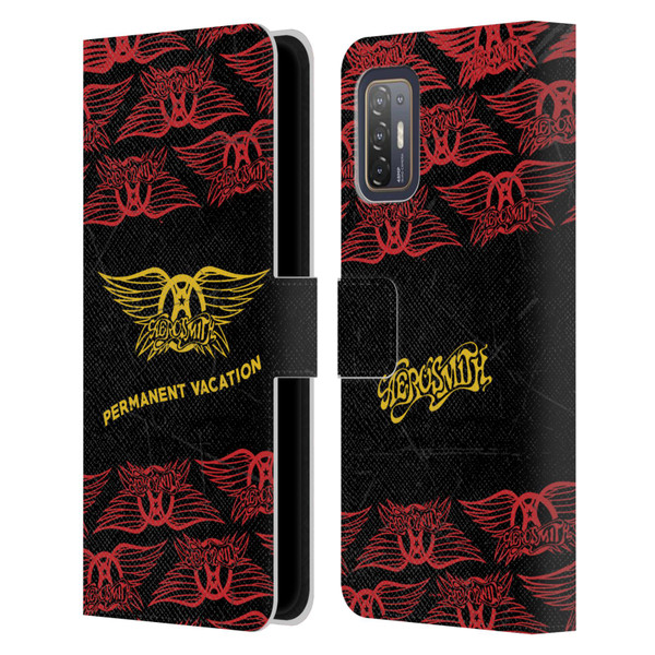 Aerosmith Classics Permanent Vacation Leather Book Wallet Case Cover For HTC Desire 21 Pro 5G