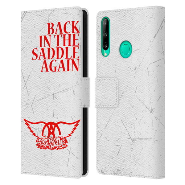 Aerosmith Classics Back In The Saddle Again Leather Book Wallet Case Cover For Huawei P40 lite E