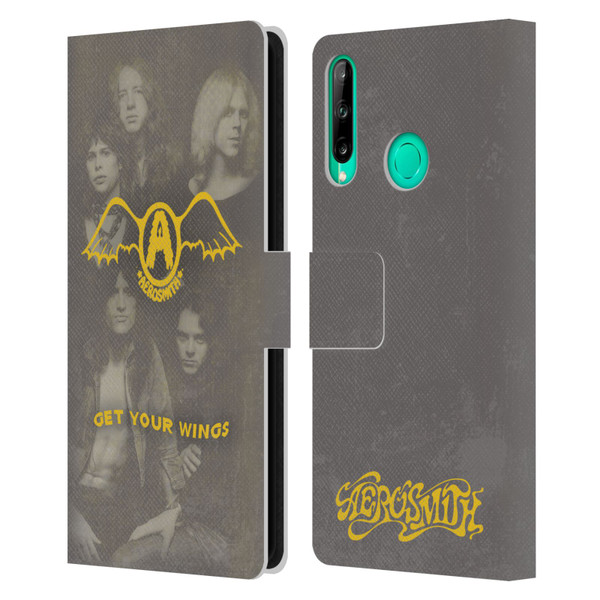 Aerosmith Classics Get Your Wings Leather Book Wallet Case Cover For Huawei P40 lite E