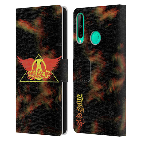 Aerosmith Classics Triangle Winged Leather Book Wallet Case Cover For Huawei P40 lite E