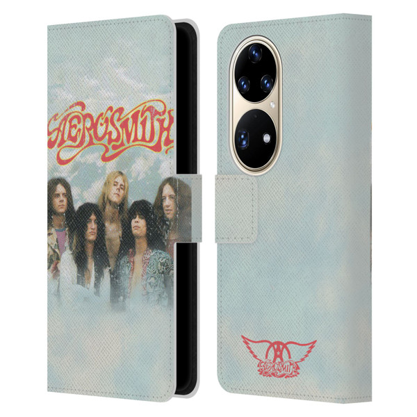 Aerosmith Classics Logo Decal Leather Book Wallet Case Cover For Huawei P50 Pro