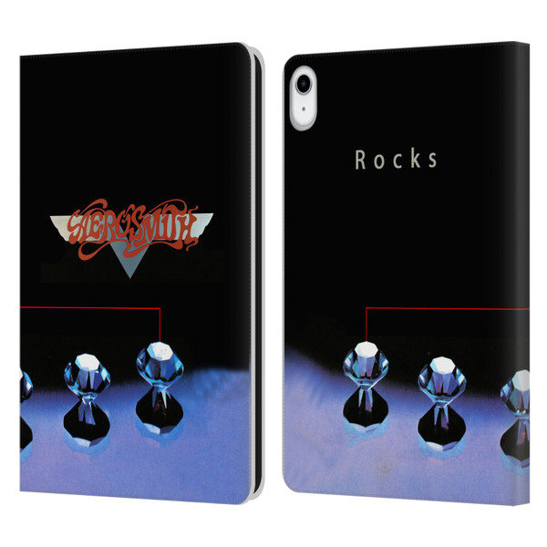 Aerosmith Classics Rocks Leather Book Wallet Case Cover For Apple iPad 10.9 (2022)