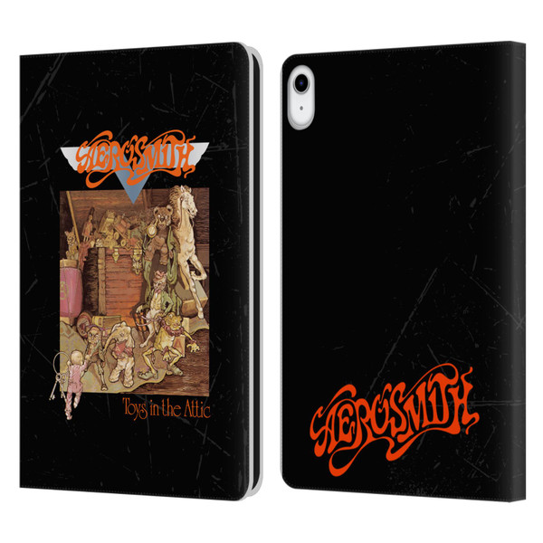 Aerosmith Classics Toys In The Attic Leather Book Wallet Case Cover For Apple iPad 10.9 (2022)