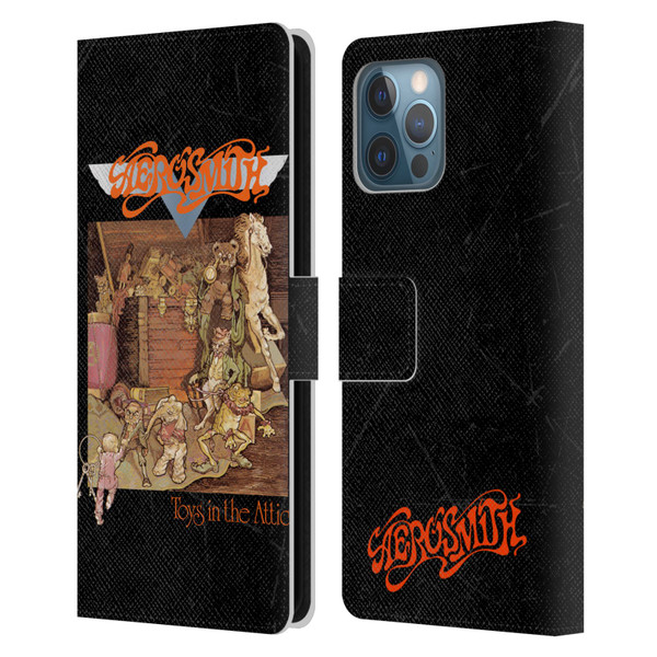 Aerosmith Classics Toys In The Attic Leather Book Wallet Case Cover For Apple iPhone 12 Pro Max