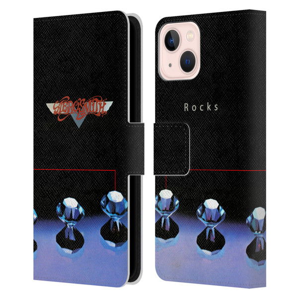 Aerosmith Classics Rocks Leather Book Wallet Case Cover For Apple iPhone 13