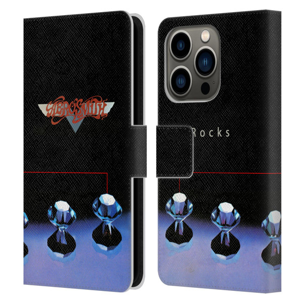 Aerosmith Classics Rocks Leather Book Wallet Case Cover For Apple iPhone 14 Pro