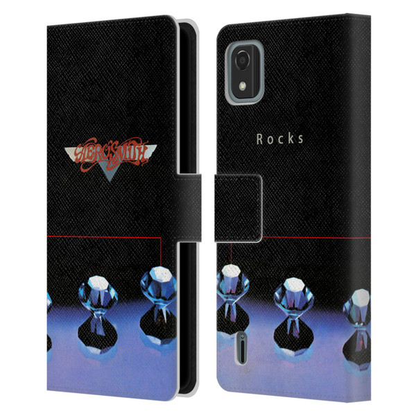 Aerosmith Classics Rocks Leather Book Wallet Case Cover For Nokia C2 2nd Edition