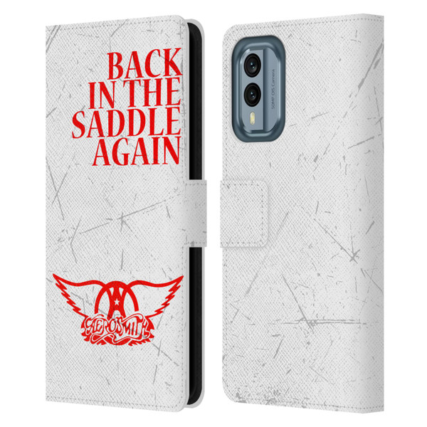 Aerosmith Classics Back In The Saddle Again Leather Book Wallet Case Cover For Nokia X30
