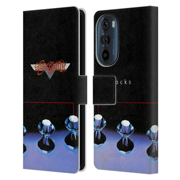 Aerosmith Classics Rocks Leather Book Wallet Case Cover For Motorola Edge 30