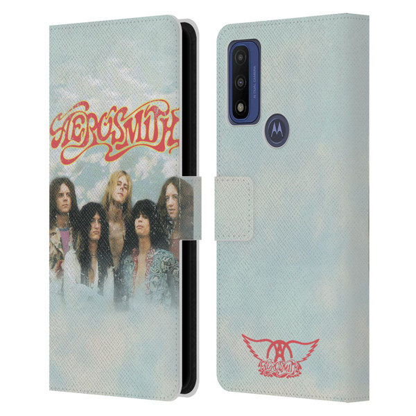 Aerosmith Classics Logo Decal Leather Book Wallet Case Cover For Motorola G Pure