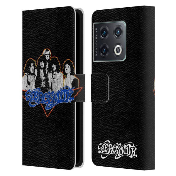 Aerosmith Classics Group Photo Vintage Leather Book Wallet Case Cover For OnePlus 10 Pro