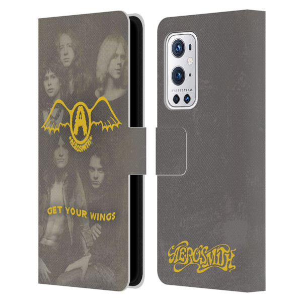 Aerosmith Classics Get Your Wings Leather Book Wallet Case Cover For OnePlus 9 Pro