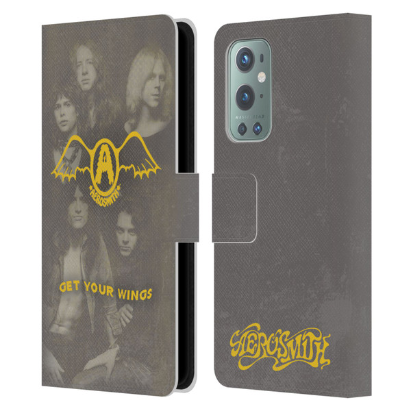 Aerosmith Classics Get Your Wings Leather Book Wallet Case Cover For OnePlus 9