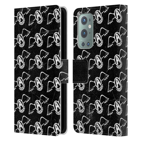 Aerosmith Classics Logo Pattern Leather Book Wallet Case Cover For OnePlus 9