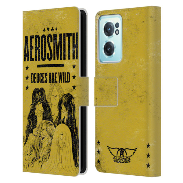 Aerosmith Classics Deuces Are Wild Leather Book Wallet Case Cover For OnePlus Nord CE 2 5G