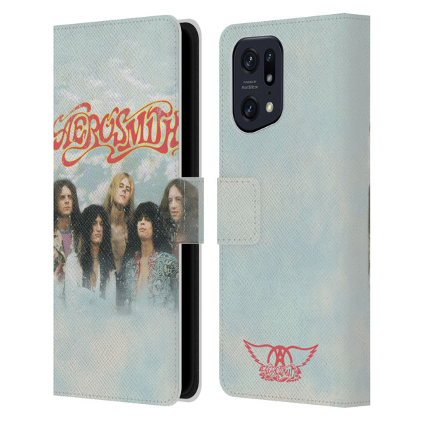 Aerosmith Classics Logo Decal Leather Book Wallet Case Cover For OPPO Find X5