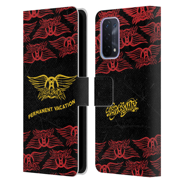 Aerosmith Classics Permanent Vacation Leather Book Wallet Case Cover For OPPO A54 5G