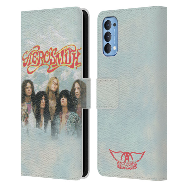 Aerosmith Classics Logo Decal Leather Book Wallet Case Cover For OPPO Reno 4 5G