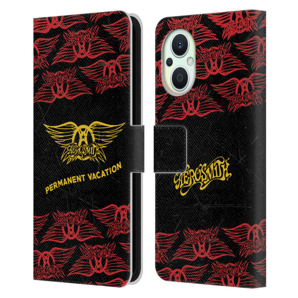 Aerosmith Classics Permanent Vacation Leather Book Wallet Case Cover For OPPO Reno8 Lite