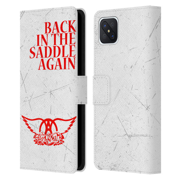 Aerosmith Classics Back In The Saddle Again Leather Book Wallet Case Cover For OPPO Reno4 Z 5G