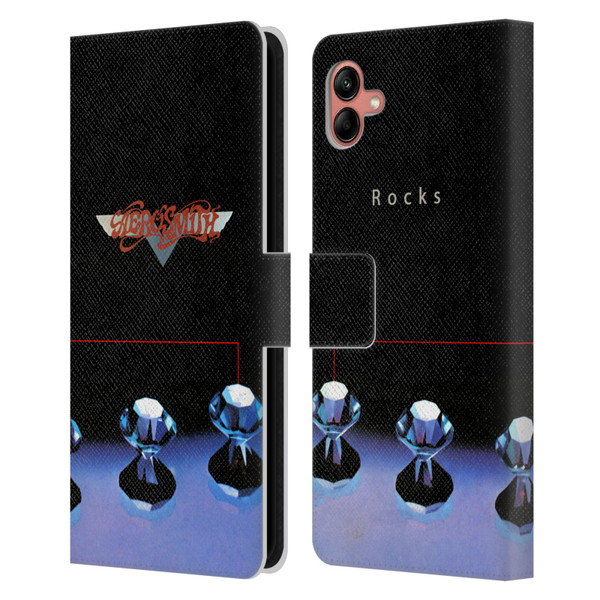 Aerosmith Classics Rocks Leather Book Wallet Case Cover For Samsung Galaxy A04 (2022)