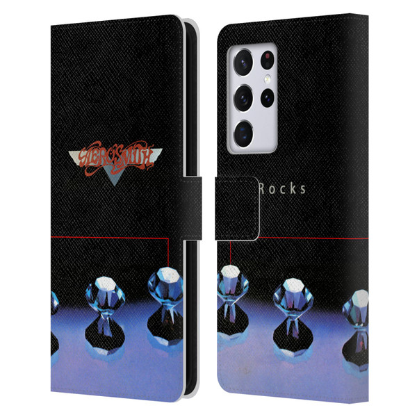 Aerosmith Classics Rocks Leather Book Wallet Case Cover For Samsung Galaxy S21 Ultra 5G