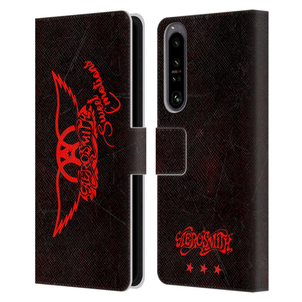 Aerosmith Classics Red Winged Sweet Emotions Leather Book Wallet Case Cover For Sony Xperia 1 IV