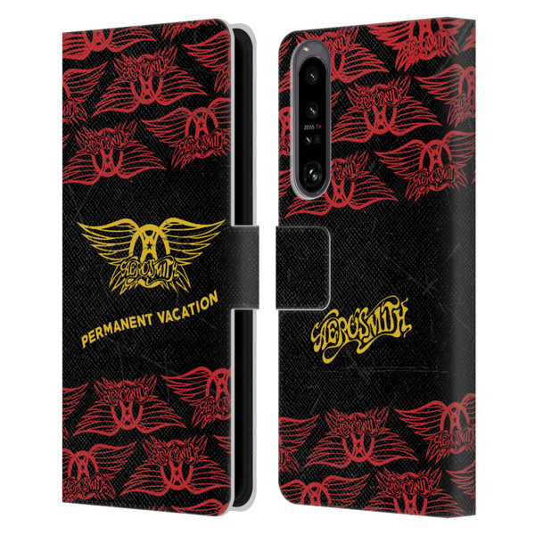 Aerosmith Classics Permanent Vacation Leather Book Wallet Case Cover For Sony Xperia 1 IV