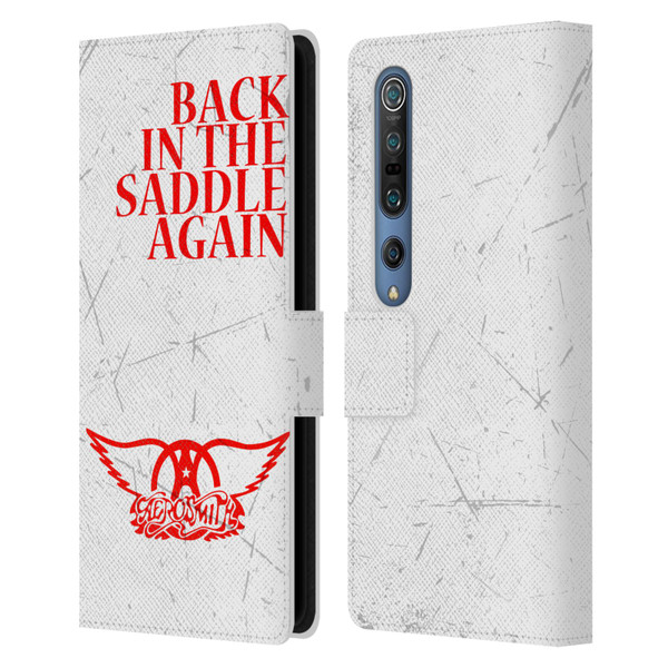 Aerosmith Classics Back In The Saddle Again Leather Book Wallet Case Cover For Xiaomi Mi 10 5G / Mi 10 Pro 5G