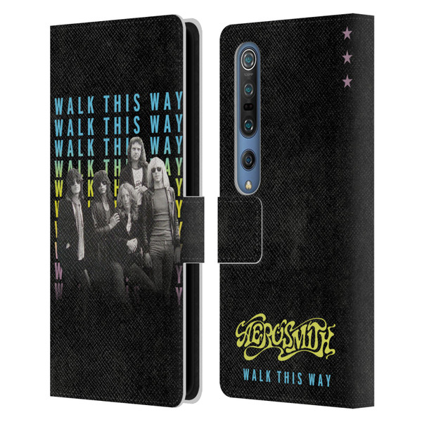 Aerosmith Classics Walk This Way Leather Book Wallet Case Cover For Xiaomi Mi 10 5G / Mi 10 Pro 5G