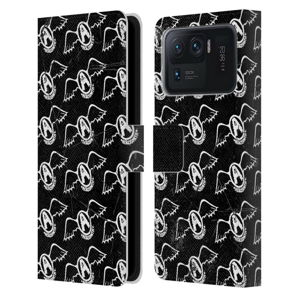 Aerosmith Classics Logo Pattern Leather Book Wallet Case Cover For Xiaomi Mi 11 Ultra