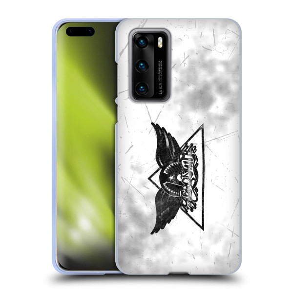Aerosmith Black And White Triangle Winged Logo Soft Gel Case for Huawei P40 5G