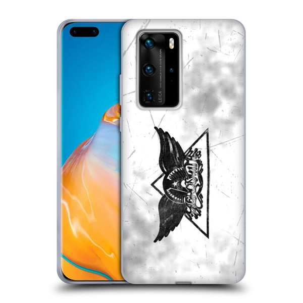 Aerosmith Black And White Triangle Winged Logo Soft Gel Case for Huawei P40 Pro / P40 Pro Plus 5G