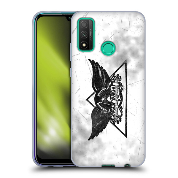 Aerosmith Black And White Triangle Winged Logo Soft Gel Case for Huawei P Smart (2020)