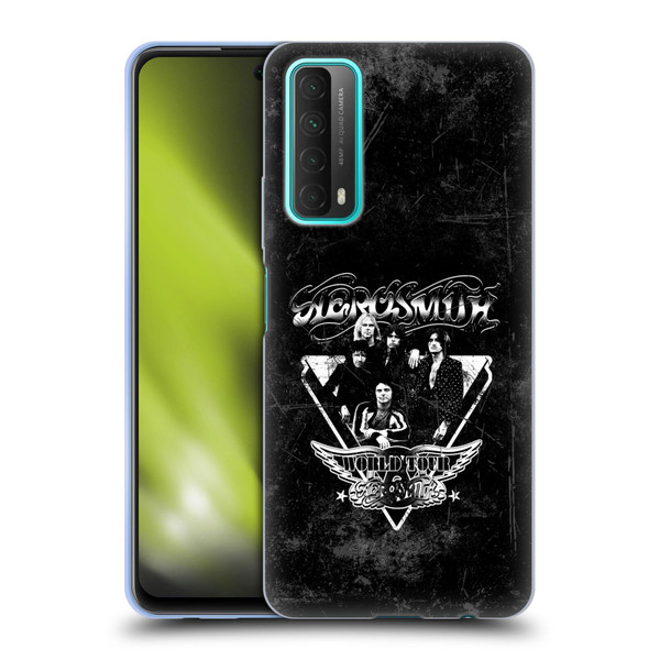 Aerosmith Black And White World Tour Soft Gel Case for Huawei P Smart (2021)