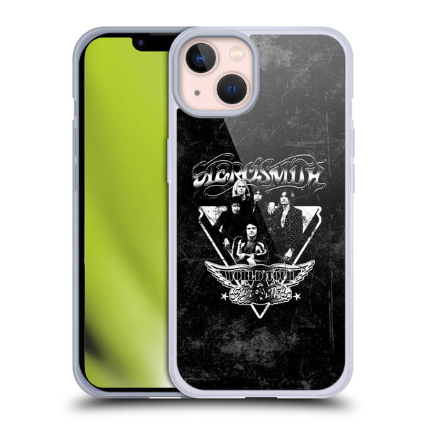 Aerosmith Black And White World Tour Soft Gel Case for Apple iPhone 13