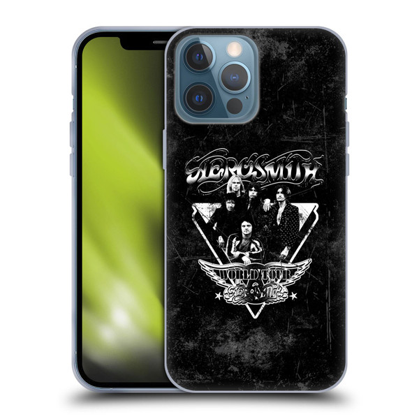 Aerosmith Black And White World Tour Soft Gel Case for Apple iPhone 13 Pro Max